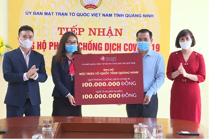 DOJILAND chung tay cùng Chính phủ, Bộ ngành địa phương trong công tác phòng chống dịch Covid-19